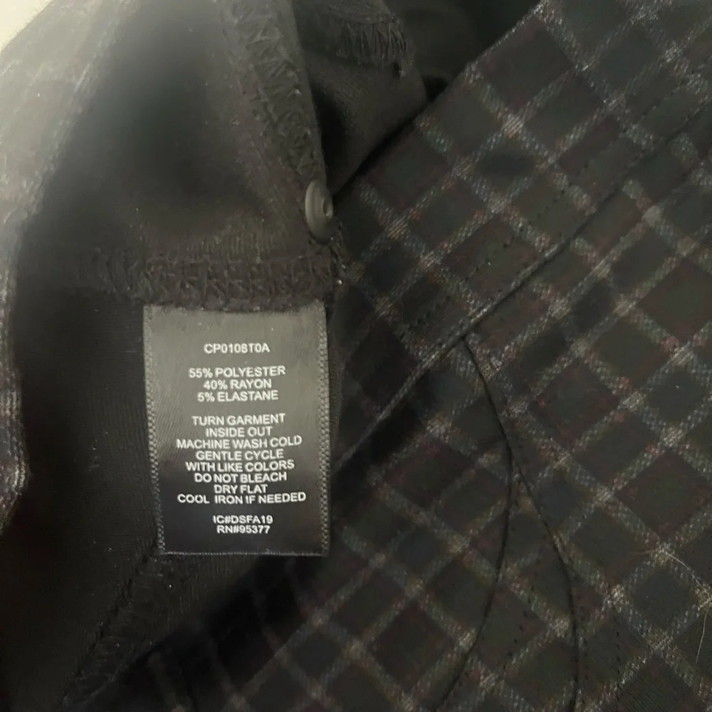 Sanctuary plaid leggings size small